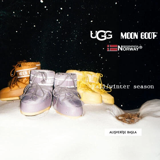 Moon Boot, Ugg, Norway Geographical, EA7 