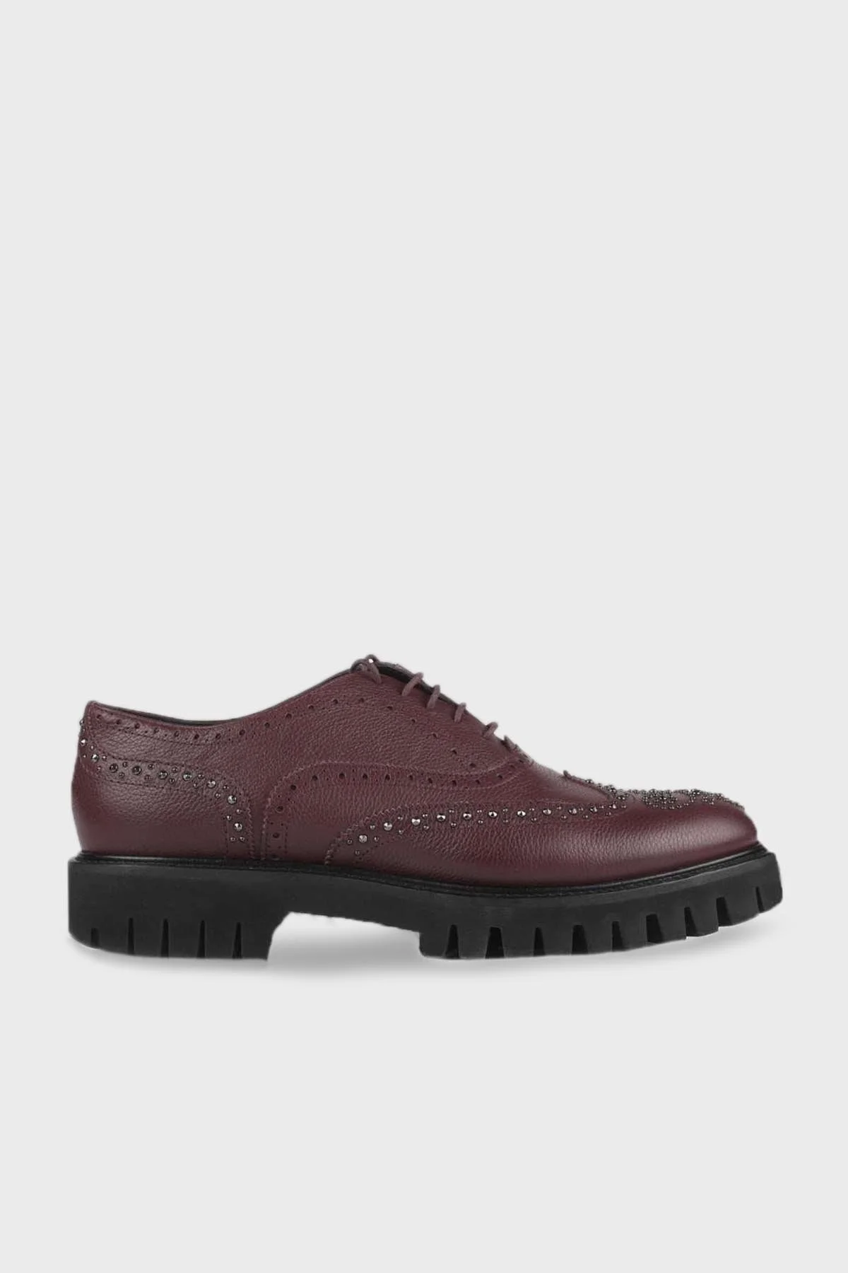 Alberto Guardiani Deri Makosen Bayan Ayakkabı ZOX5K62GD33011MFLG94 BORDO - 1