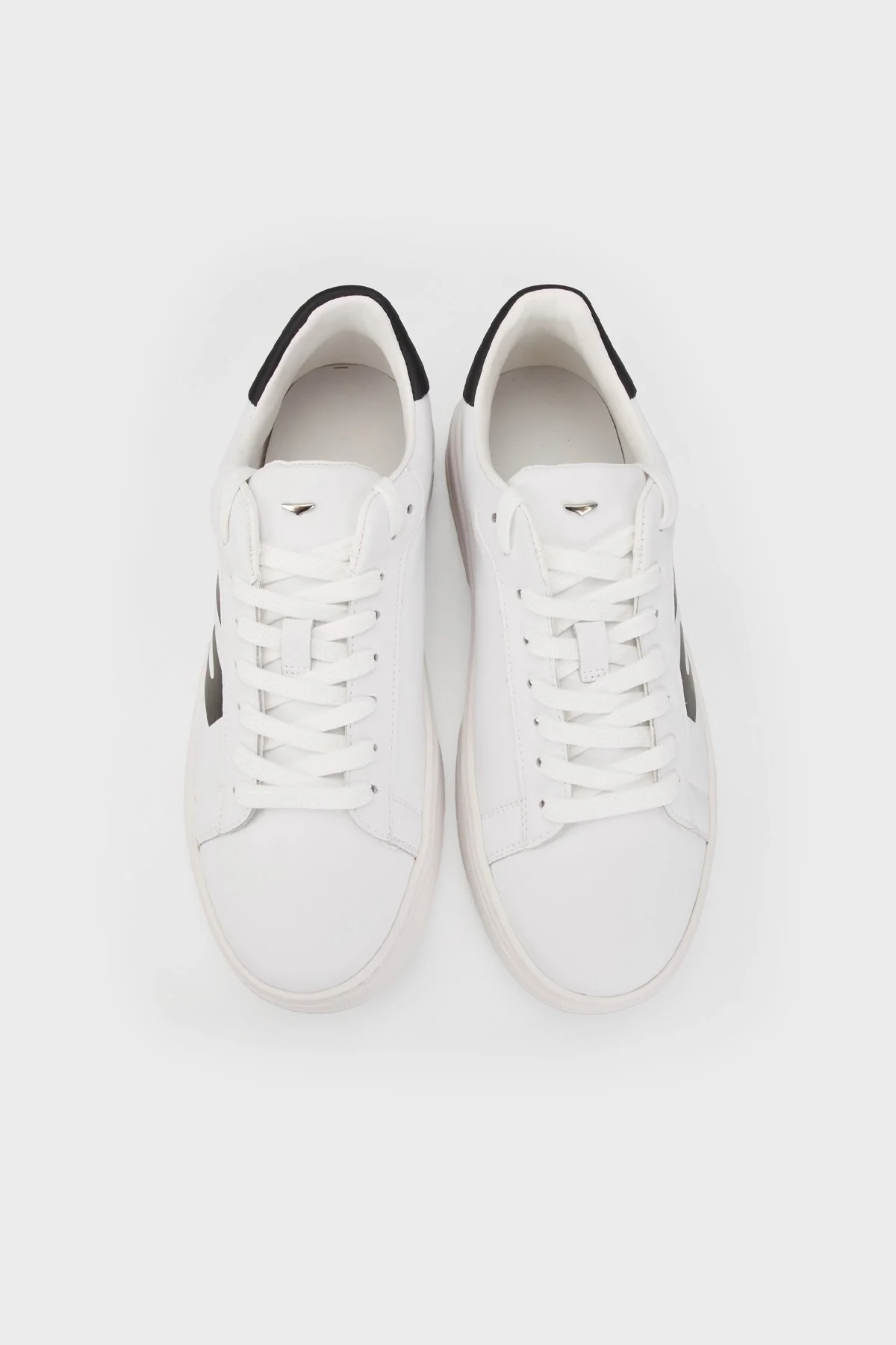 Alberto Guardiani Deri Sneaker Erkek Ayakkabı AGM025002 BEYAZ - 5