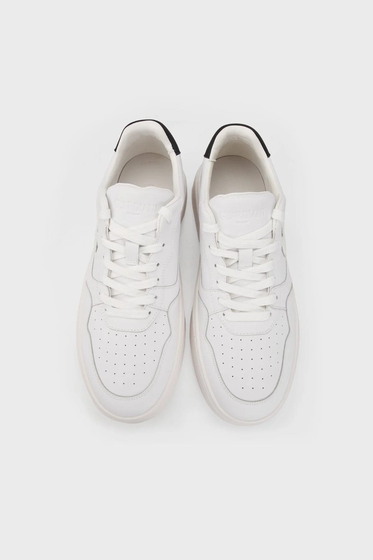 Alberto Guardiani Deri Sneaker Erkek Ayakkabı AGM040201 BEYAZ - 5