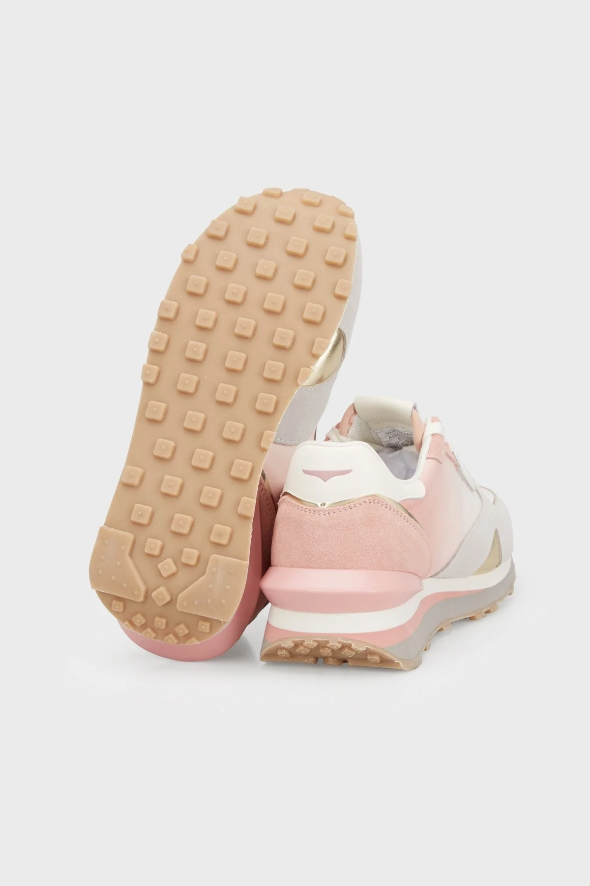Alberto Guardiani Süet Sneaker Bayan Ayakkabı AGW410100 PEMBE-BEYAZ - 4