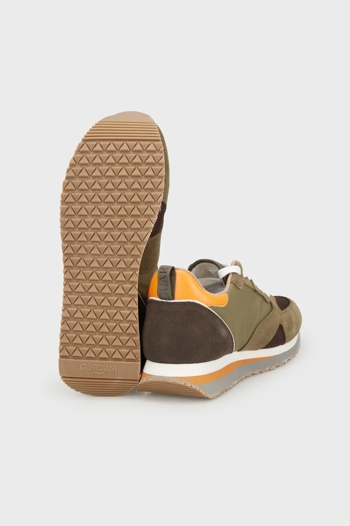 Alberto Guardiani Süet Sneaker Erkek Ayakkabı AGM009208 HAKİ - 4