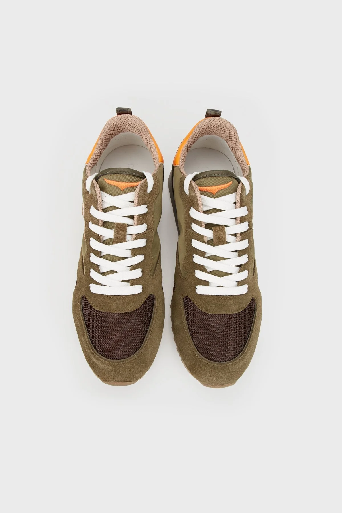 Alberto Guardiani Süet Sneaker Erkek Ayakkabı AGM009208 HAKİ - 5