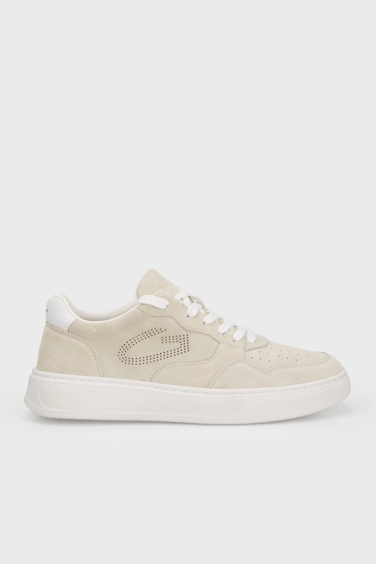 Alberto Guardiani Süet Sneaker Erkek Ayakkabı AGM315701 BEJ - 1