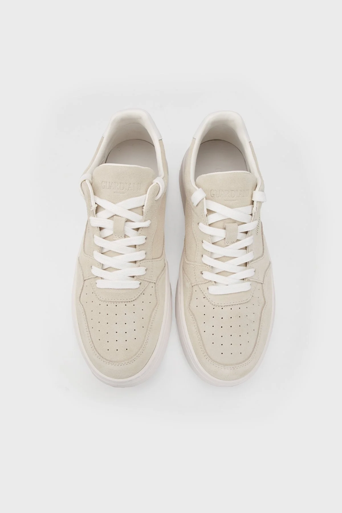 Alberto Guardiani Süet Sneaker Erkek Ayakkabı AGM315701 BEJ - 5