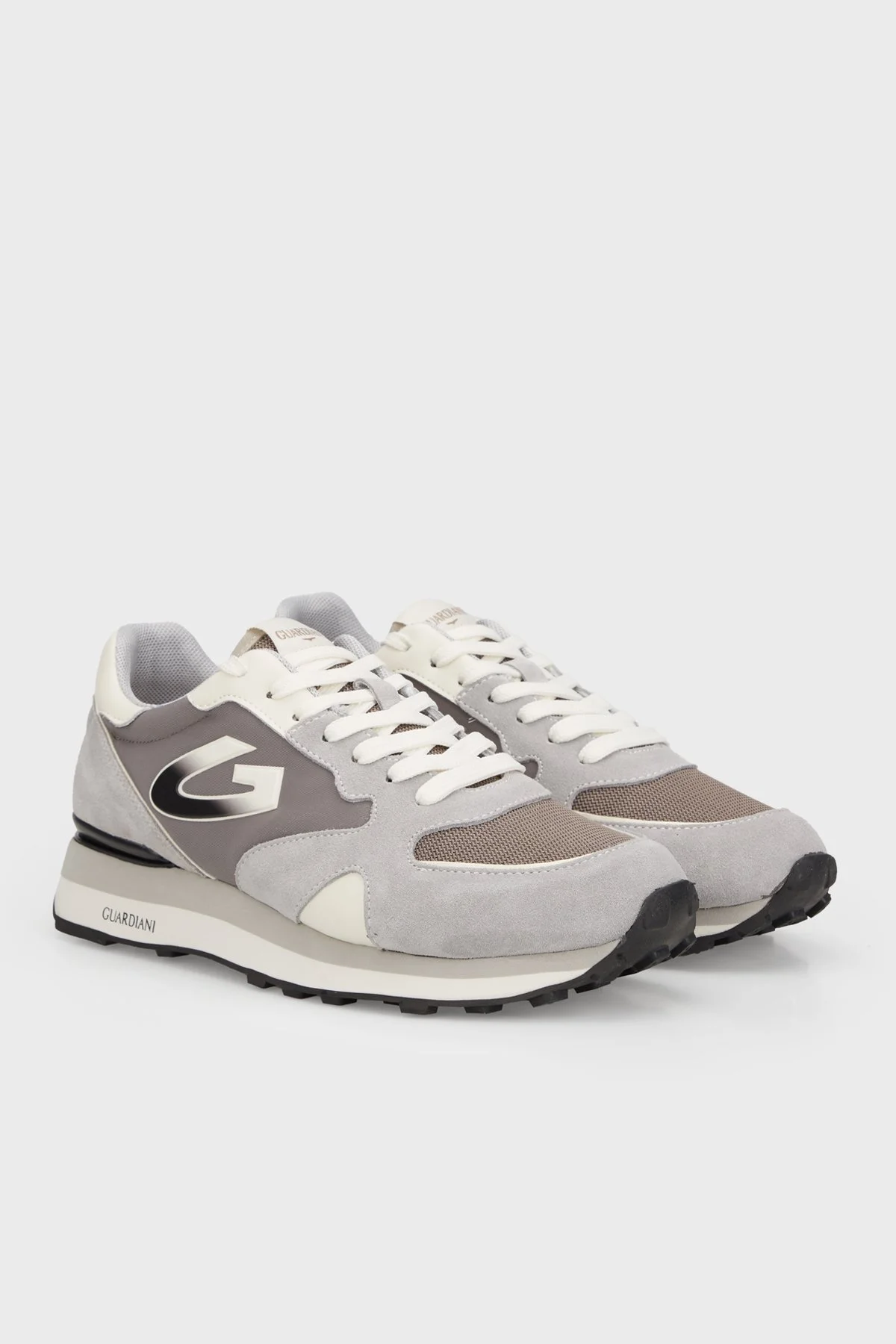 Alberto Guardiani Süet Sneaker Erkek Ayakkabı AGM316103 GRİ - 3