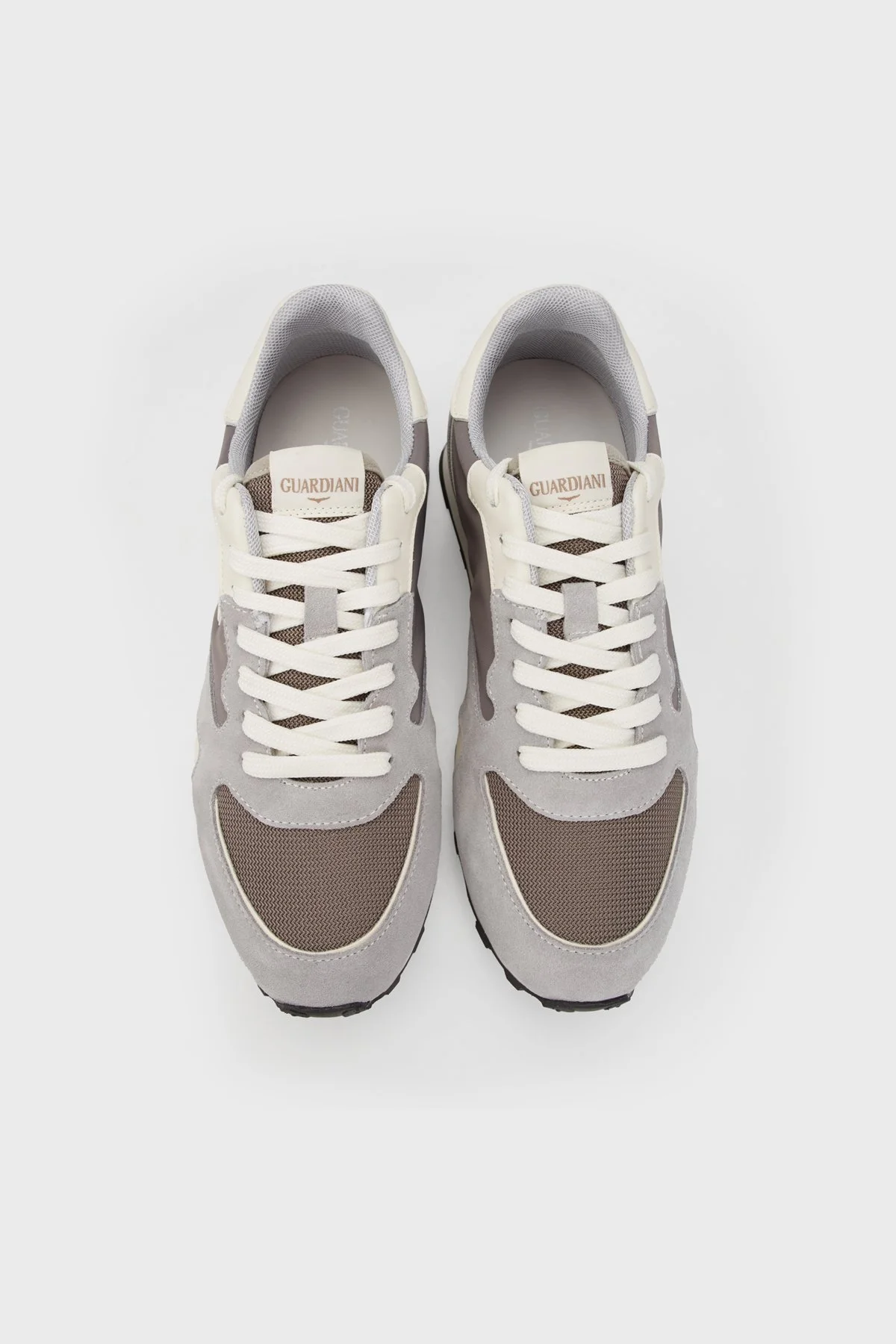 Alberto Guardiani Süet Sneaker Erkek Ayakkabı AGM316103 GRİ - 5