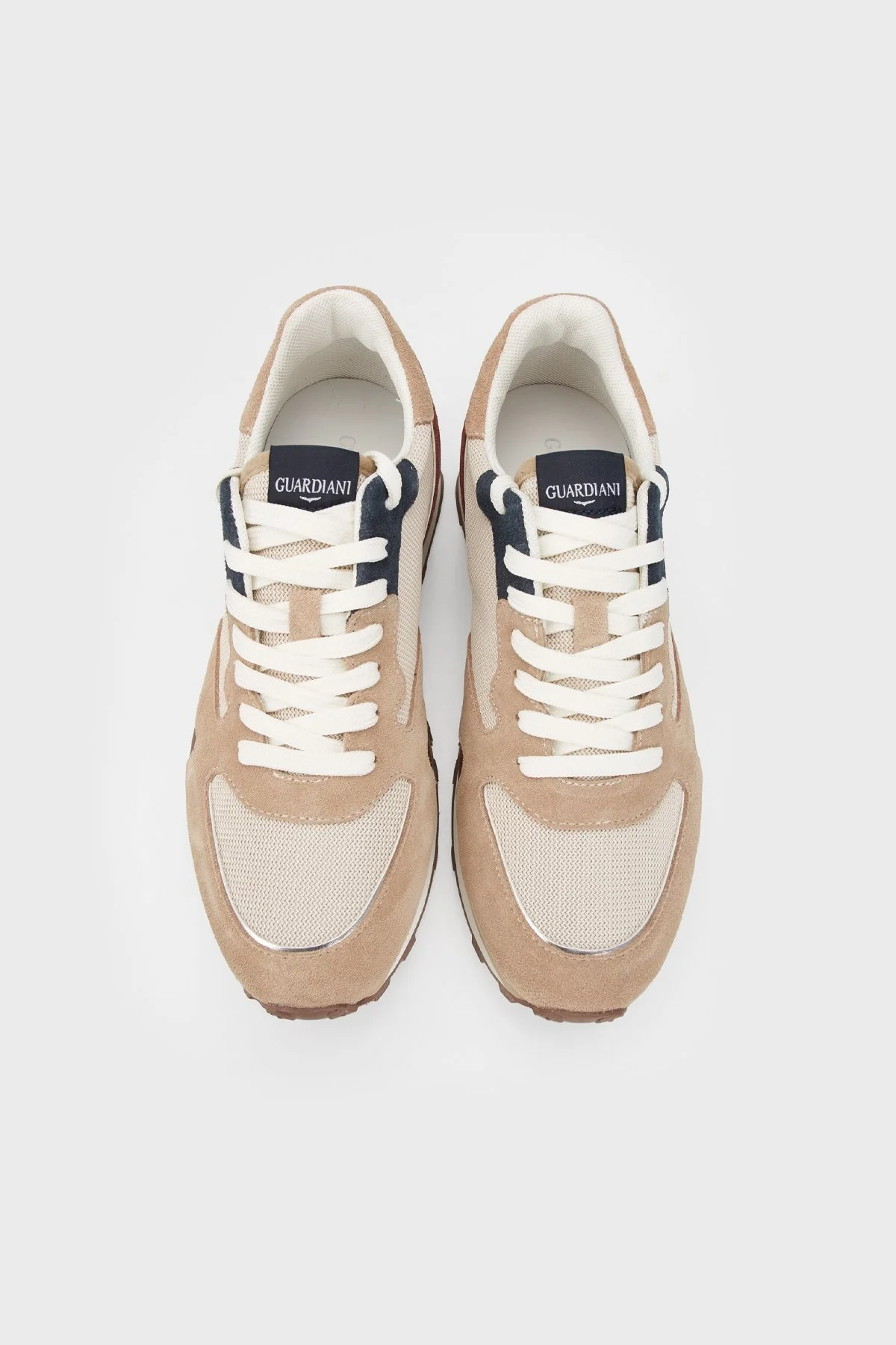 Alberto Guardiani Süet Sneaker Erkek Ayakkabı AGM316301 BEJ - 5