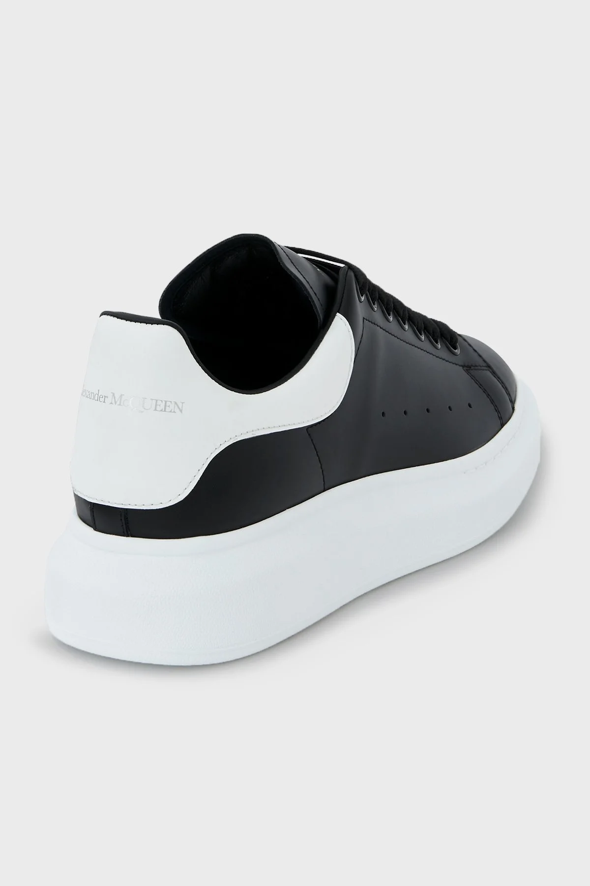 Mcqueen % 100 Deri Erkek Ayakkabı 553680WHGP5 1070 SİYAH-BEYAZ - 8