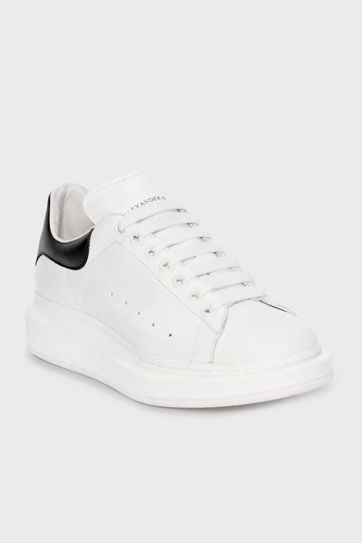 Mcqueen % 100 Deri Sneaker Erkek Ayakkabı 553680WHGP5 9061 BEYAZ-SİYAH - 2