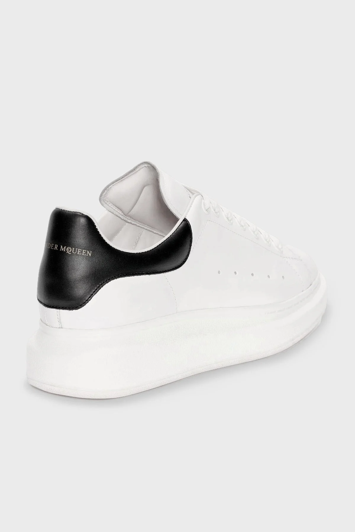 Mcqueen % 100 Deri Sneaker Erkek Ayakkabı 553680WHGP5 9061 BEYAZ-SİYAH - 3