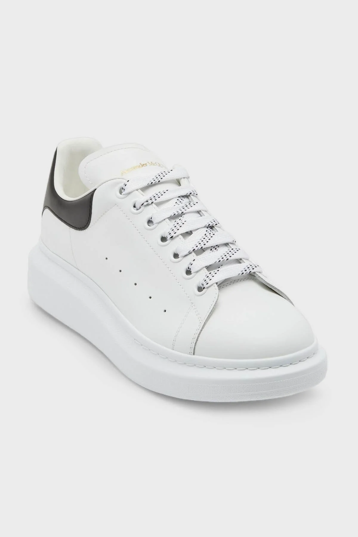 Mcqueen % 100 Deri Sneaker Erkek Ayakkabı 553680WHGP5 9061 BEYAZ-SİYAH - 5