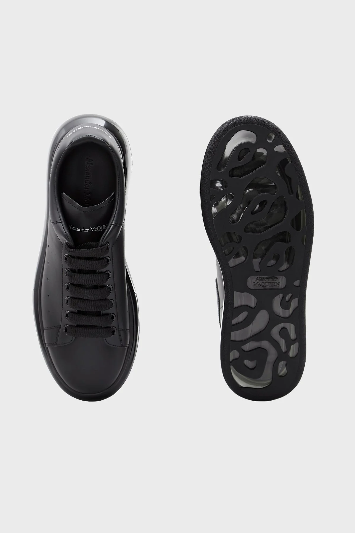 Mcqueen % 100 Deri Erkek Ayakkabı 604232WHX98 1000 SİYAH-SİYAH - 8