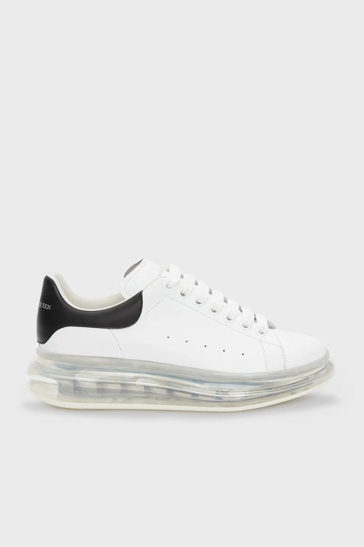 Mcqueen % 100 Deri Sneaker Erkek Ayakkabı 604232WHX98 9061 BEYAZ-SİYAH - 1