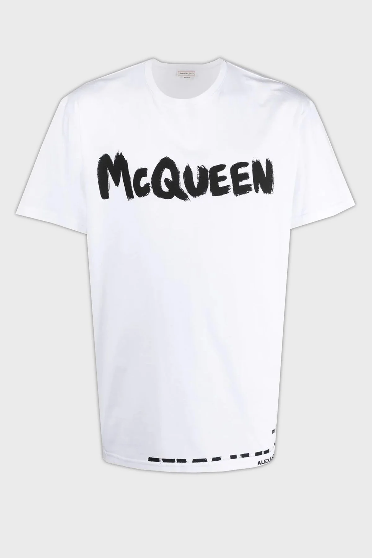 Mcqueen Baskılı Pamuklu Bisiklet Yaka Regular Fit Erkek T Shirt 622104QTZ57 0900 BEYAZ - 5