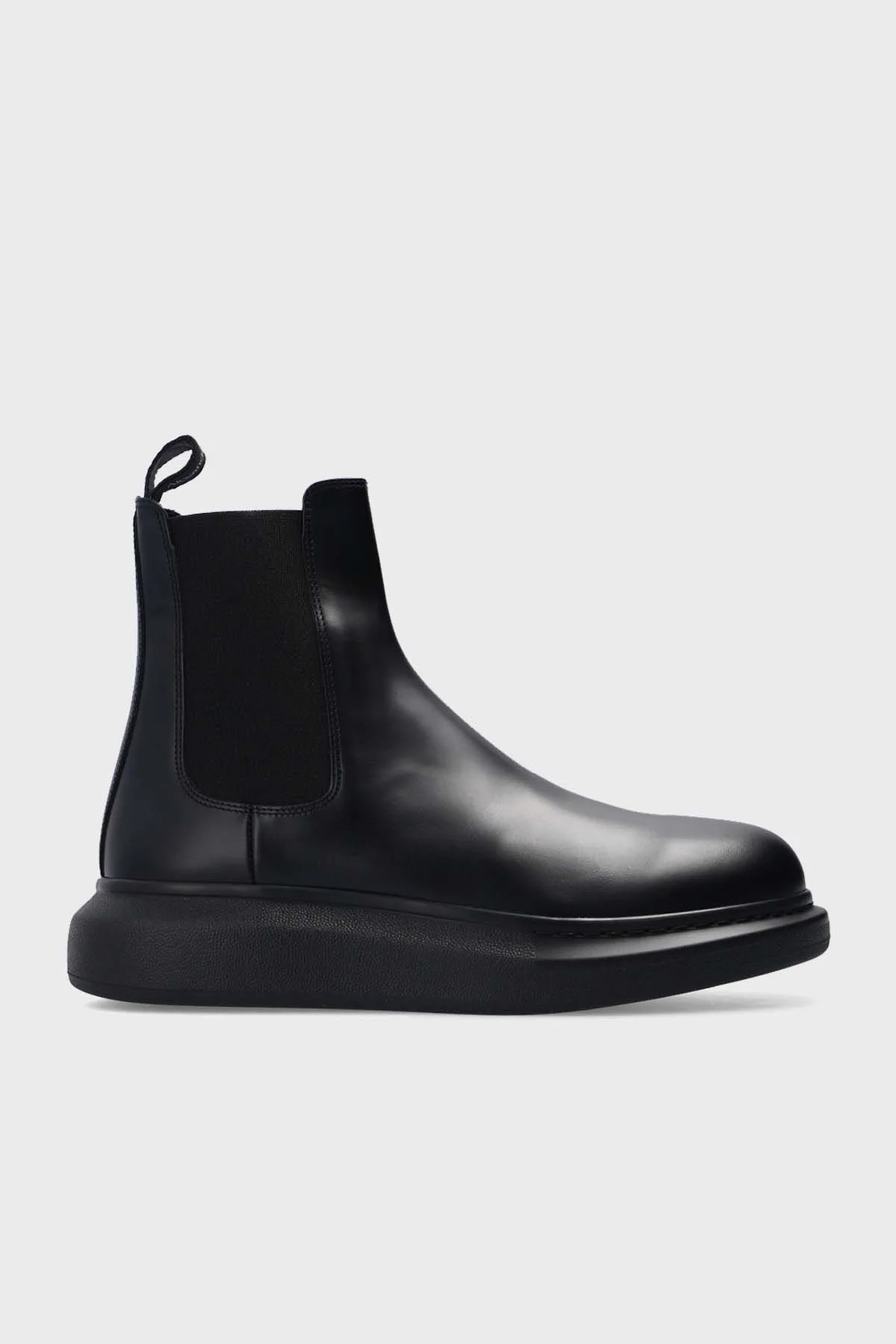 Mcqueen Hakiki Deri Chelsea Erkek Bot 586198WHX52 1000 SİYAH - 6