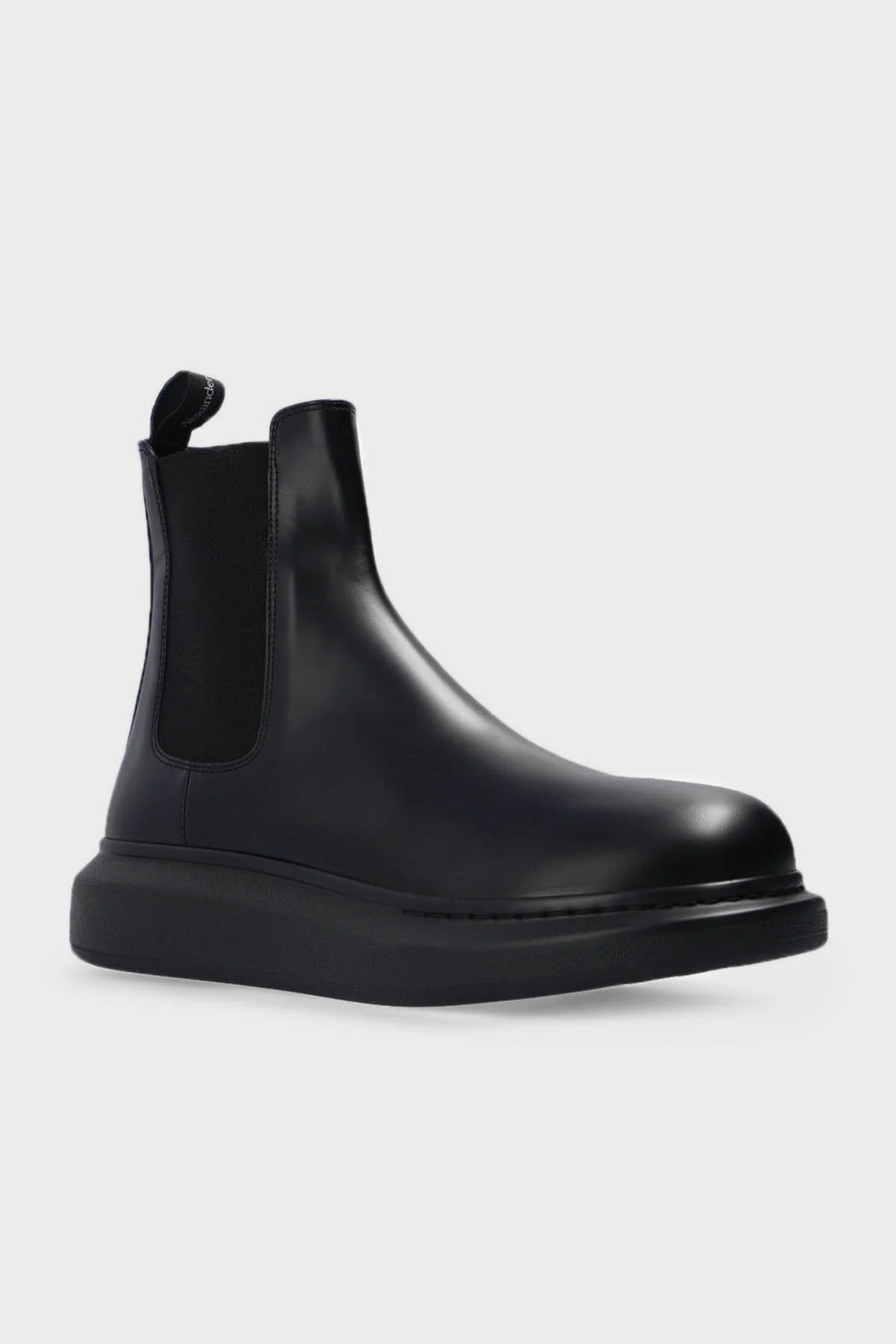 Mcqueen Hakiki Deri Chelsea Erkek Bot 586198WHX52 1000 SİYAH - 8