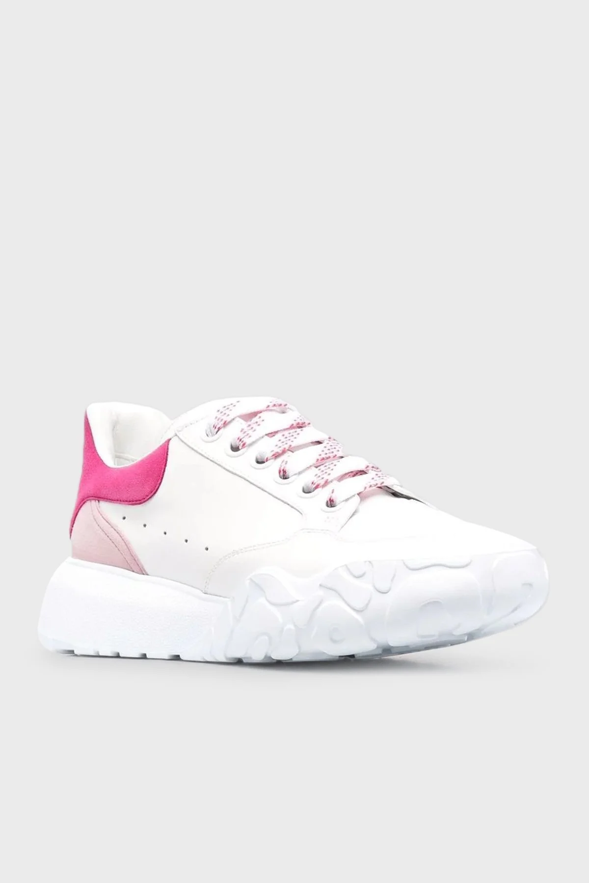 Alexander Mcqueen Hakiki Deri Sneaker Bayan Ayakkabı 633915WIA9D 9827 BEYAZ - 2