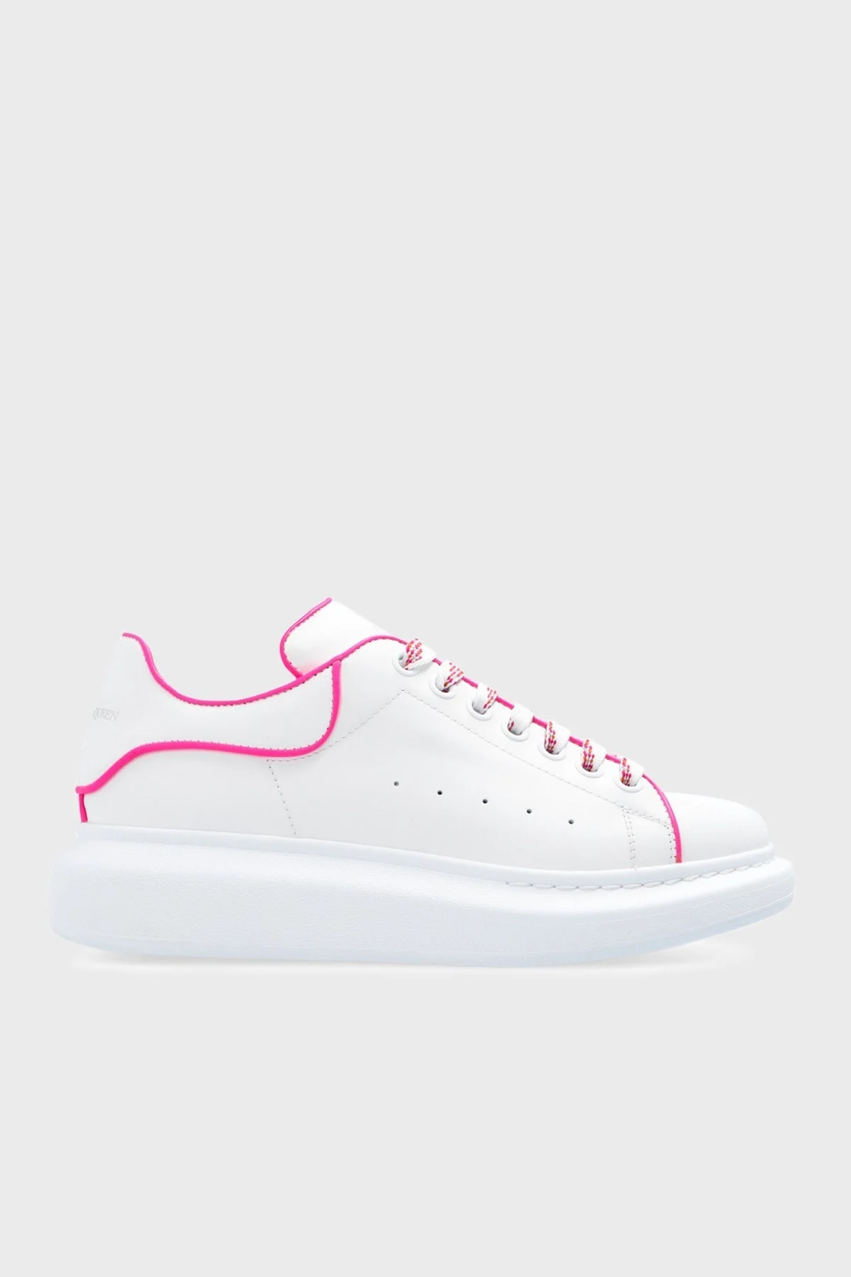 Alexander Mcqueen Hakiki Deri Sneaker Bayan Ayakkabı 697600WIBNI 9757 BEYAZ - 1