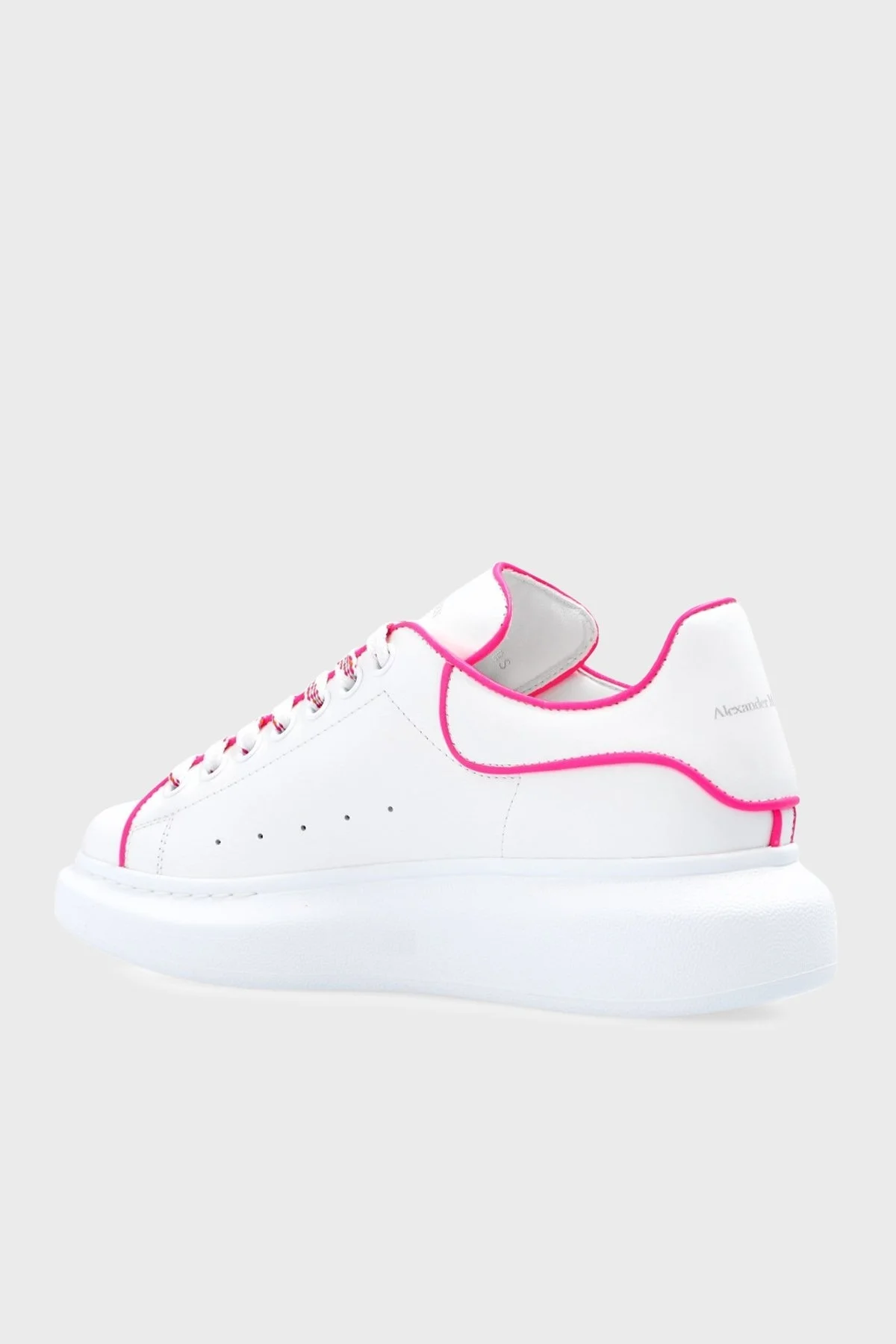 Alexander Mcqueen Hakiki Deri Sneaker Bayan Ayakkabı 697600WIBNI 9757 BEYAZ - 3