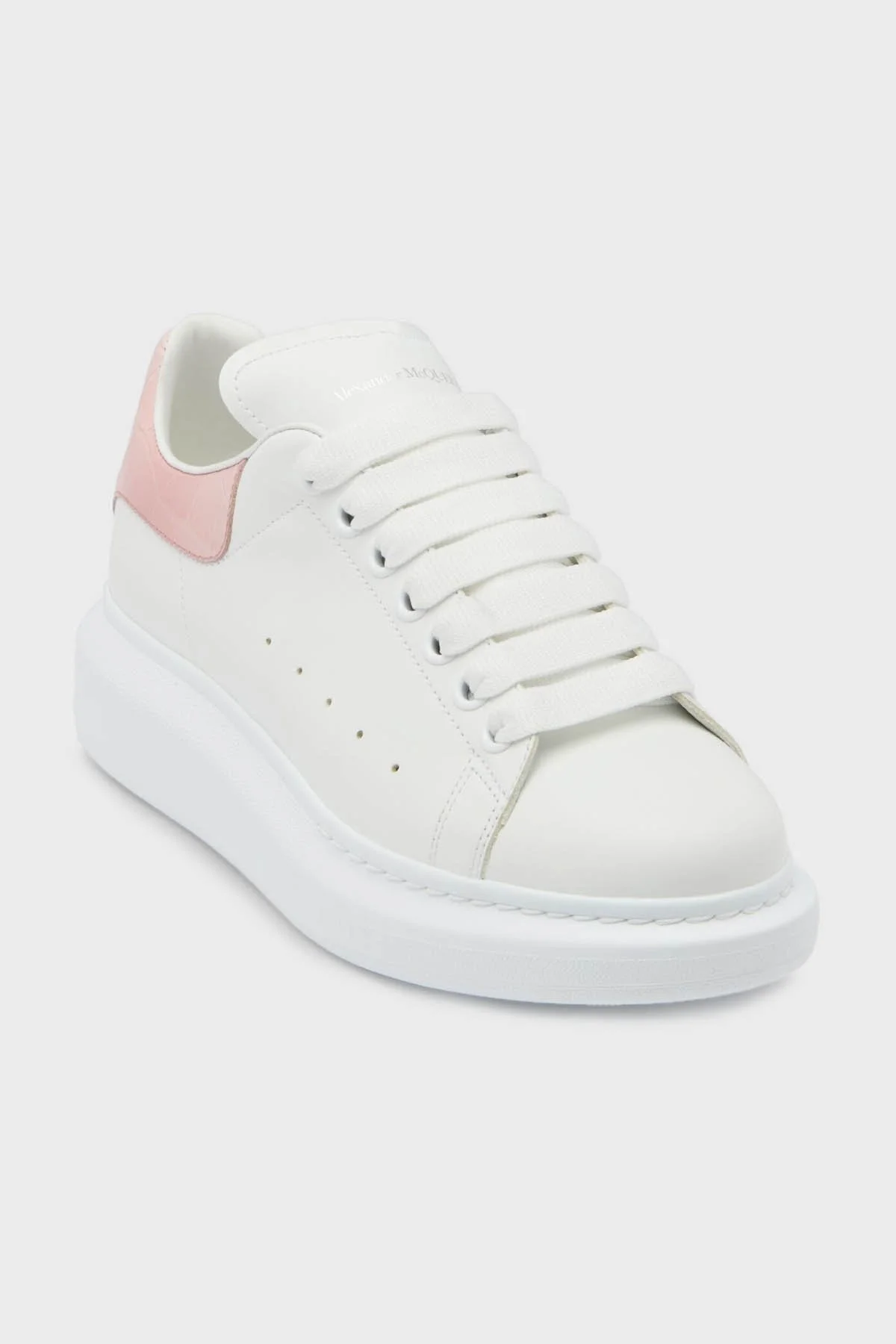 Mcqueen Hakiki Deri Sneaker Bayan Ayakkabı 718233WIEE6 8742 BEYAZ - 3