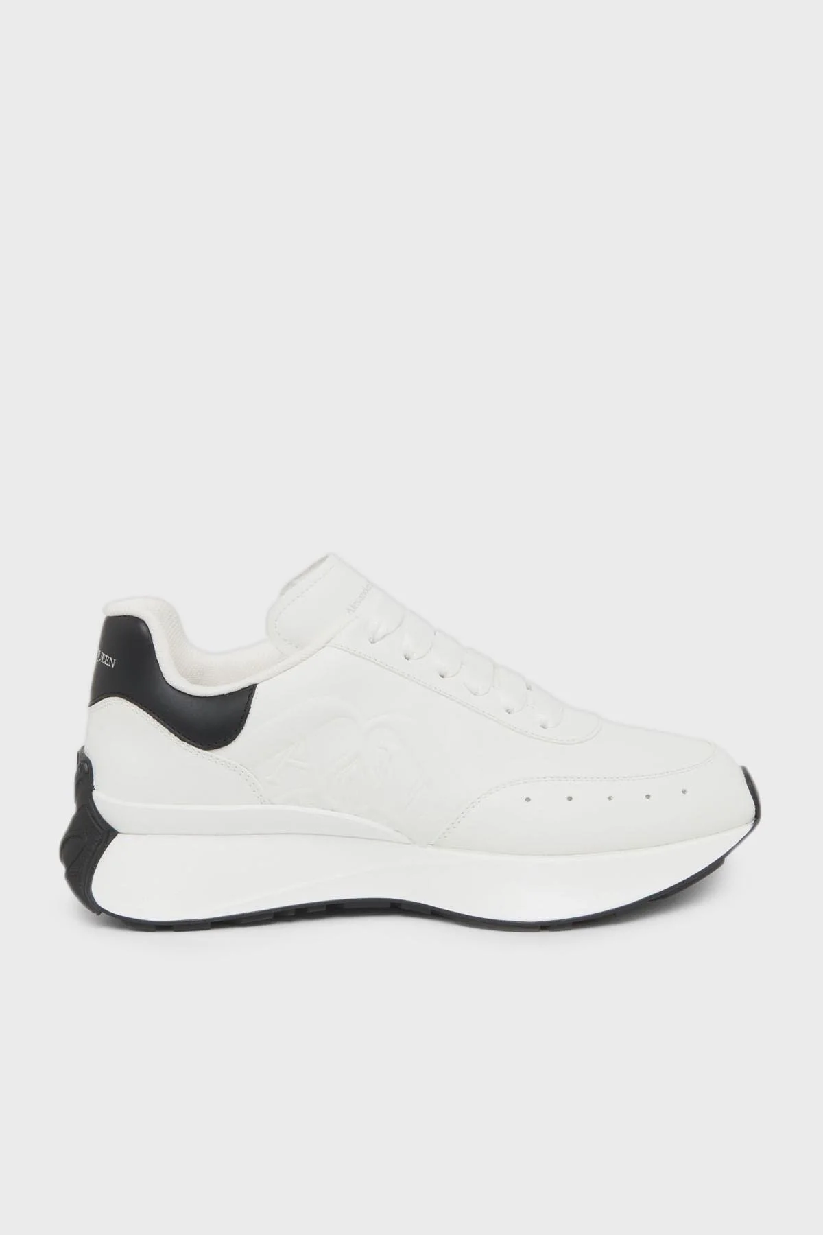 Mcqueen Hakiki Deri Sneaker Bayan Ayakkabı 782630WIDN5 9061 BEYAZ-SİYAH - 5