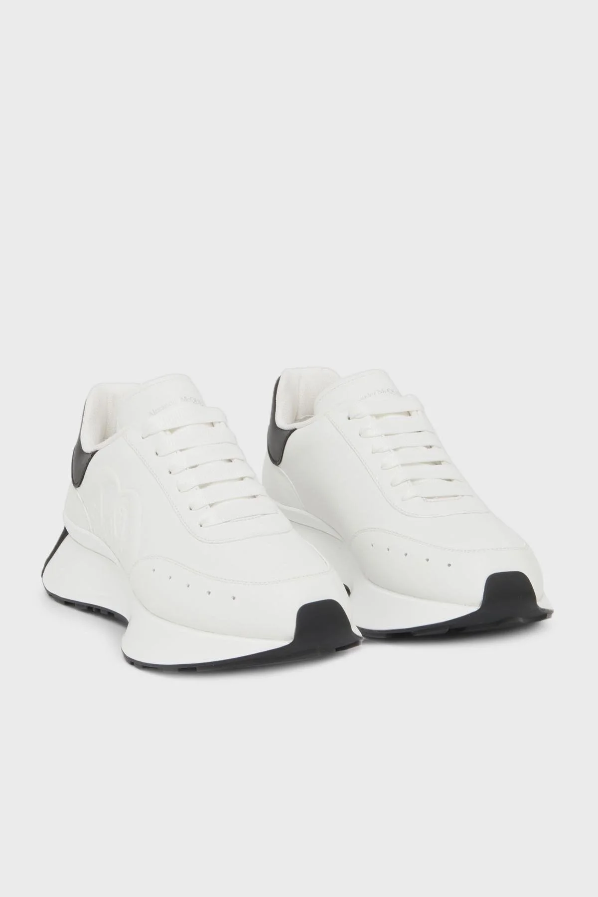 Mcqueen Hakiki Deri Sneaker Bayan Ayakkabı 782630WIDN5 9061 BEYAZ-SİYAH - 6