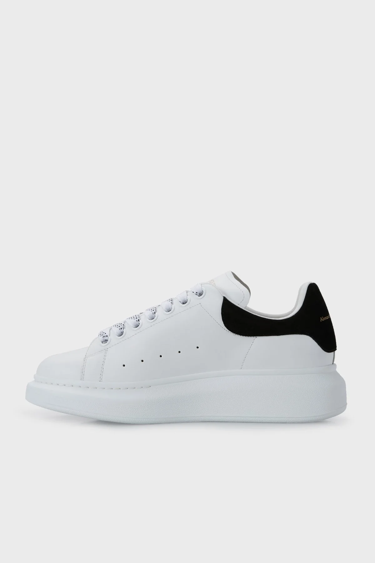 Mcqueen Logolu Hakiki Deri Sneaker Kadın Ayakkabı 553770WHGP7 9061 BEYAZ-SİYAH - 2
