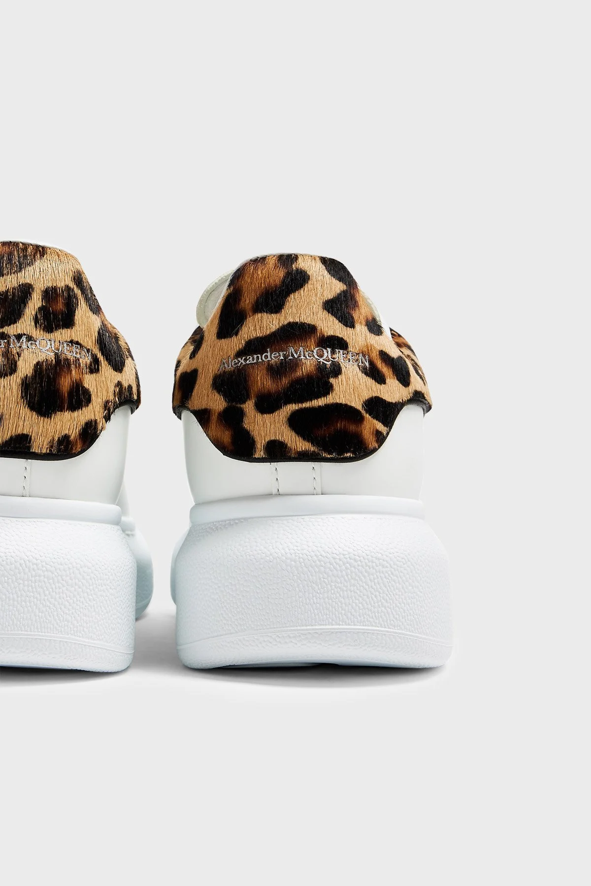Mcqueen Logolu Hakiki Deri Sneaker Kadın Ayakkabı 718139WIFTI 9316 BEYAZ - 3