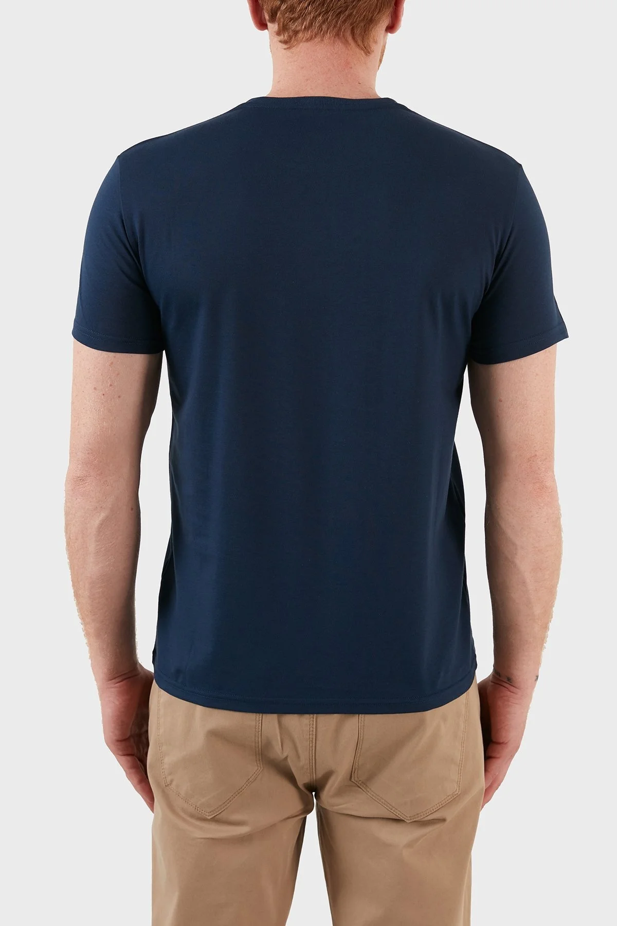 Alexander Mcqueen Pamuklu Baskılı Regular Fit Erkek T Shirt 622104QSZ57 0903 LACİVERT - 5