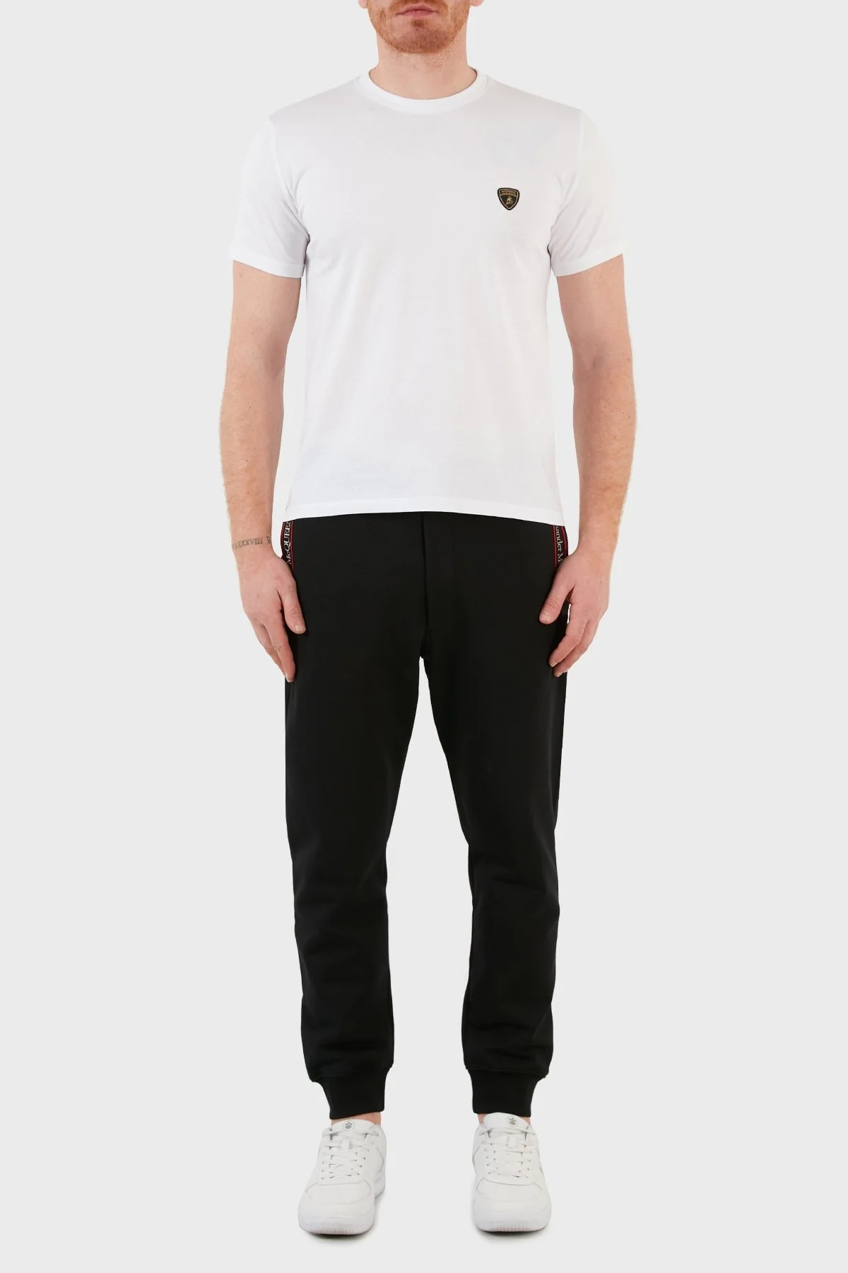 Mcqueen Pamuklu Cepli Jogger Erkek Pantolon 642664QRX75 0901 SİYAH - 8