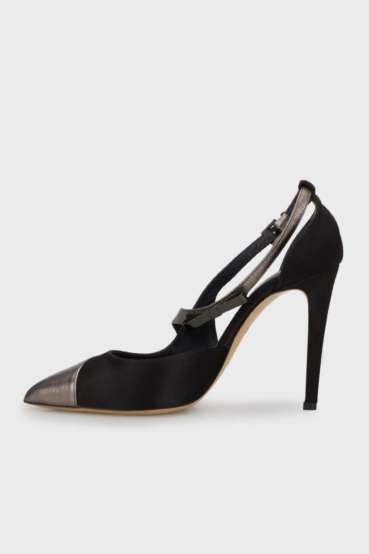 Armani Collezioni Topuklu Bayan Ayakkabı ZOX5K52ZH57267 C12 SİYAH-GÜMÜŞ - 2