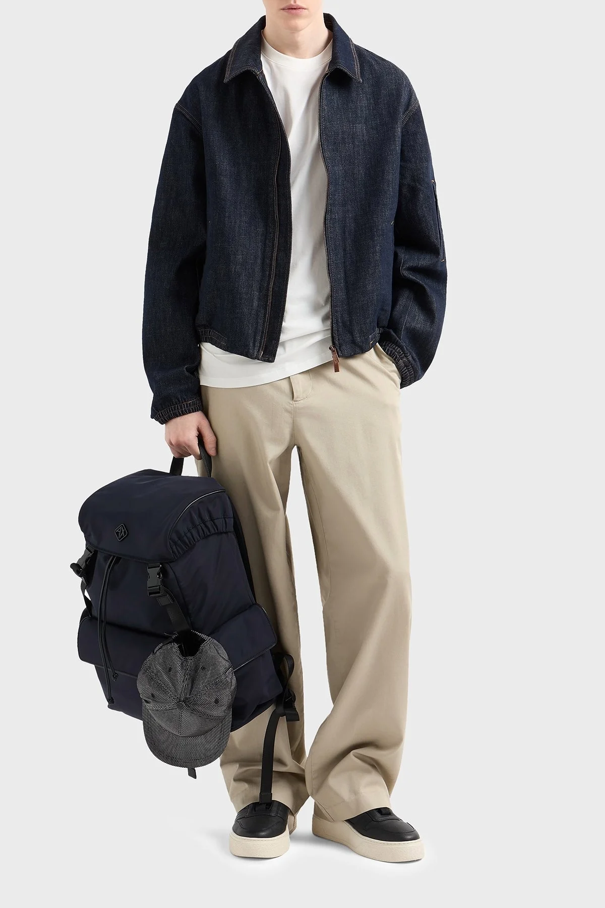 Armani Exchage % 100 Pamuk Regular Fit Basic Erkek T Shirt XM000752 AF12308 U0009 BEYAZ - 7