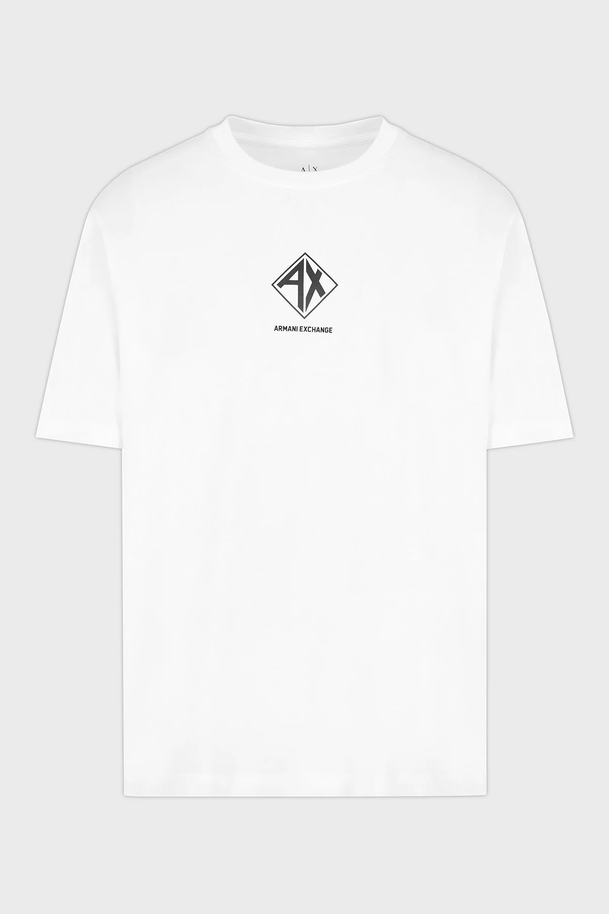 Armani Exchage % 100 Pamuk Regular Fit Bisiklet Yaka Erkek T Shirt XM000276 AF12308 U0009 BEYAZ - 12