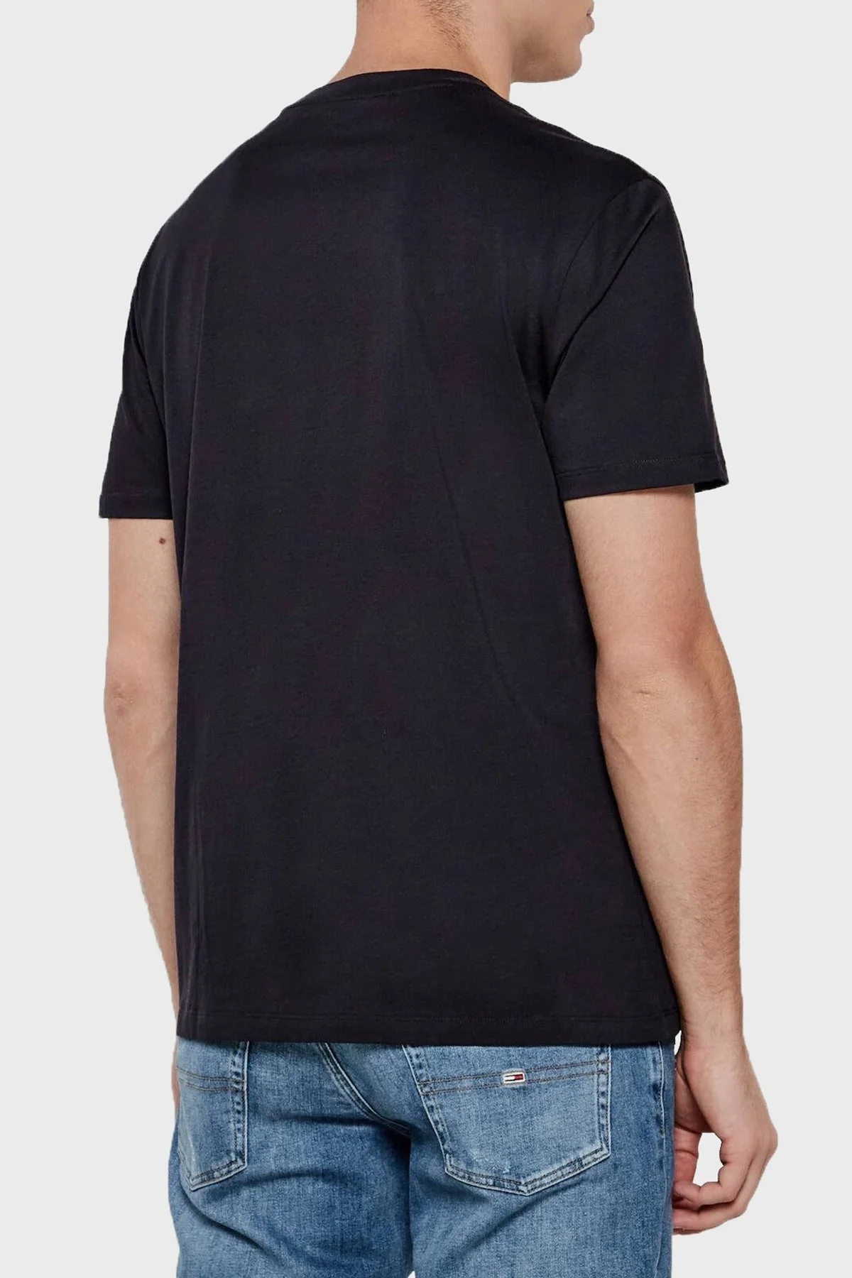 Armani Exchage % 100 Pamuk Regular Fit Bisiklet Yaka Erkek T Shirt XM000327 AF10364 UB101 LACİVERT - 7