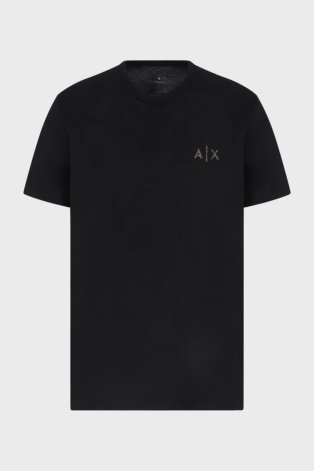 Armani Exchage % 100 Pamuk Regular Fit Bisiklet Yaka Erkek T Shirt XM000327 AF10364 UC001 SİYAH - 10