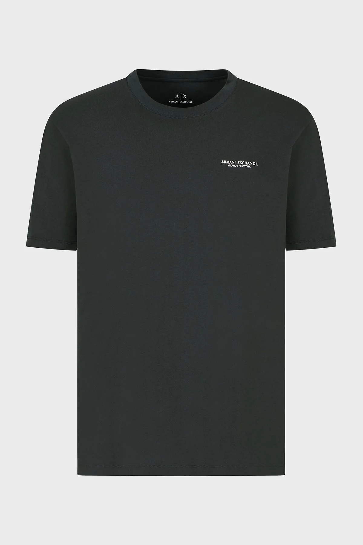 Armani Exchage % 100 Pamuk Regular Fit Bisiklet Yaka Logolu Erkek T Shirt 8NZT91 Z8H4Z UB001 YEŞİL - 5