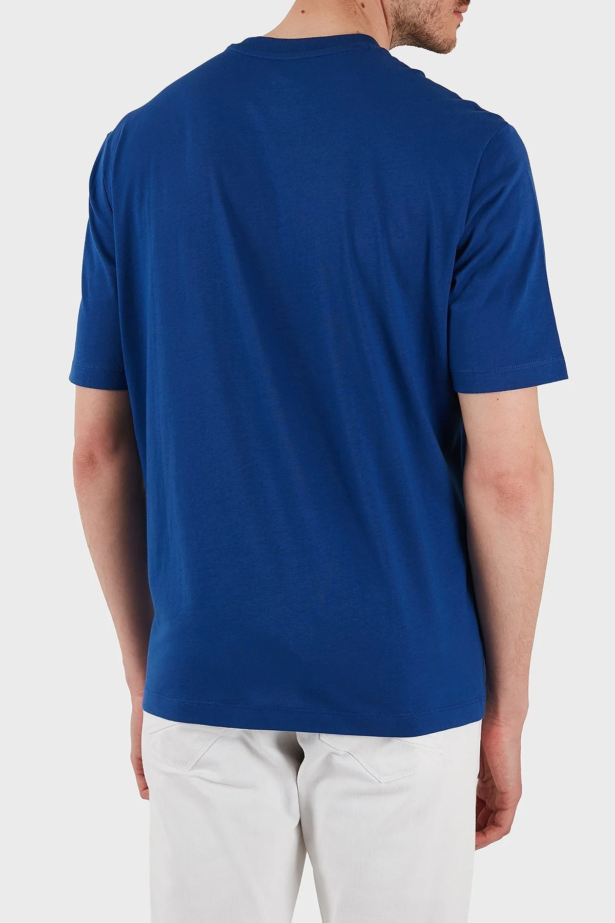 Armani Exchage % 100 Pamuk Regular Fit Bisiklet Yaka Logolu Erkek T Shirt XM000570 AF10356 UB088 SAKS - 8