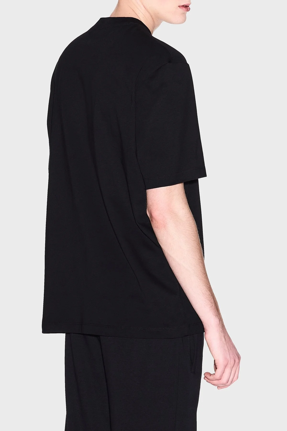 Armani Exchage % 100 Pamuk Regular Fit Bisiklet Yaka Logolu Erkek T Shirt XM000570 AF10356 UC001 SİYAH - 8