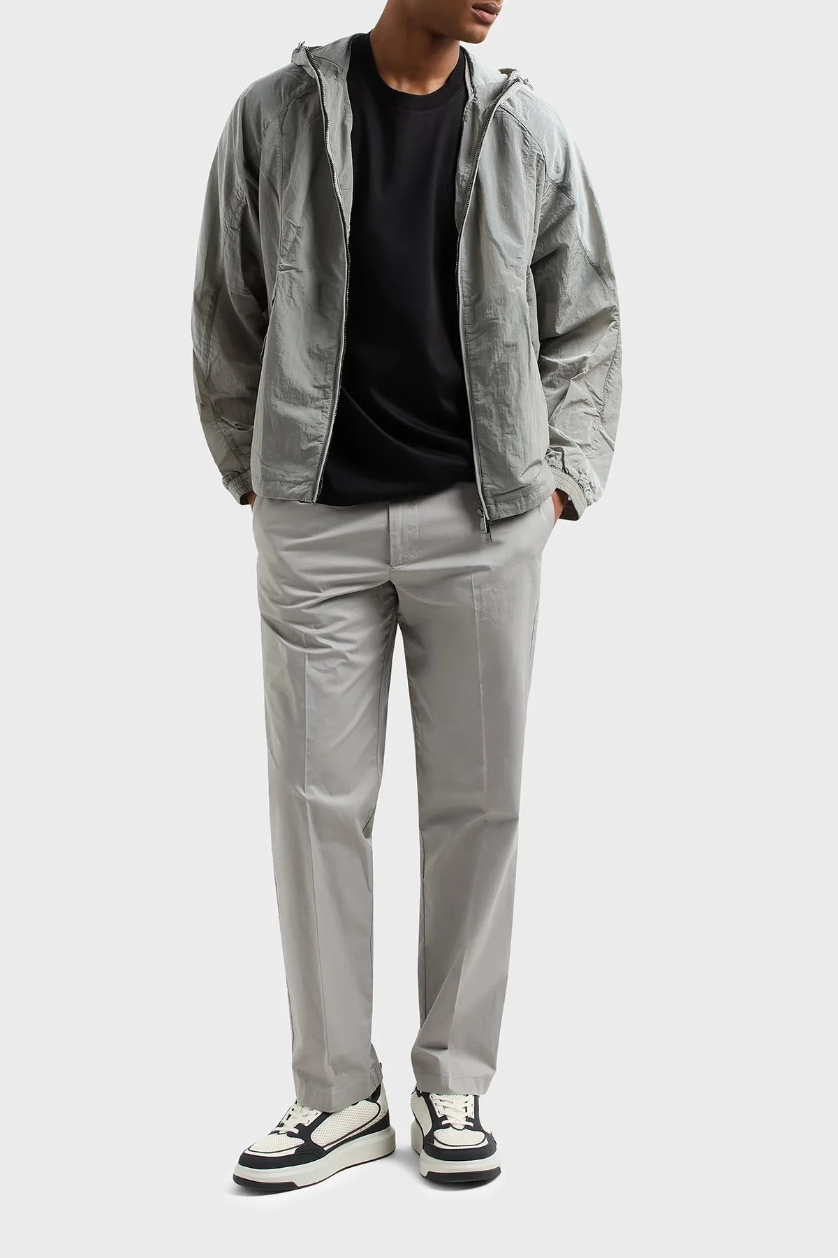 Armani Exchage % 100 Pamuk Regular Fit Bisiklet Yaka Logolu Erkek T Shirt XM000575 AF10364 UC001 SİYAH - 7