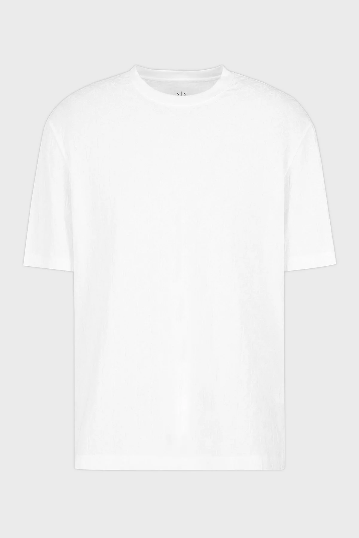 Armani Exchage Logo Baskılı Regular Fit Pamuklu Bisiklet Yaka Erkek T Shirt XM000268 AF10337 U0009 BEYAZ - 12