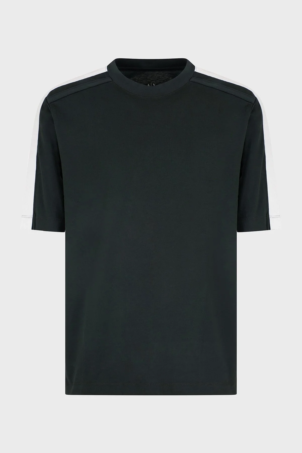 Armani Exchage Logolu % 100 Pamuk Regular Fit Bisiklet Yaka Erkek T Shirt XM000322 AF10361 UB001 KOYU YEŞİL - 10