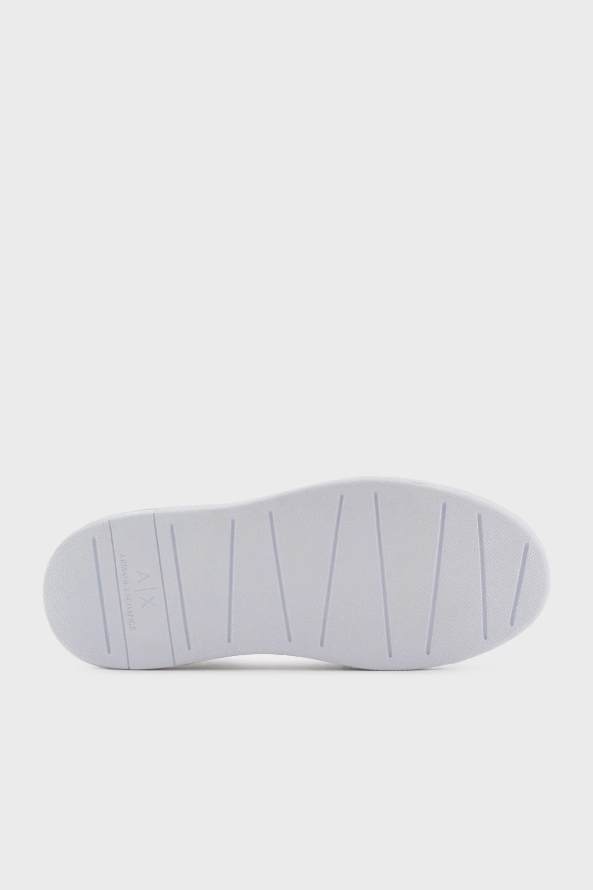 Armani Exchage Logolu Hakiki Deri Sneaker Erkek Ayakkabı XUX123 XV534 U648 BEYAZ-LACİVERT - 6
