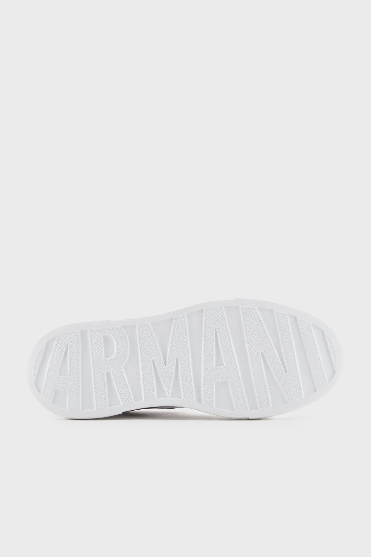Armani Exchage Logolu Şerit Detaylı Kalın Taban Sneaker Bayan Ayakkabı XDX176 XV917 K488 BEYAZ-SİYAH - 12