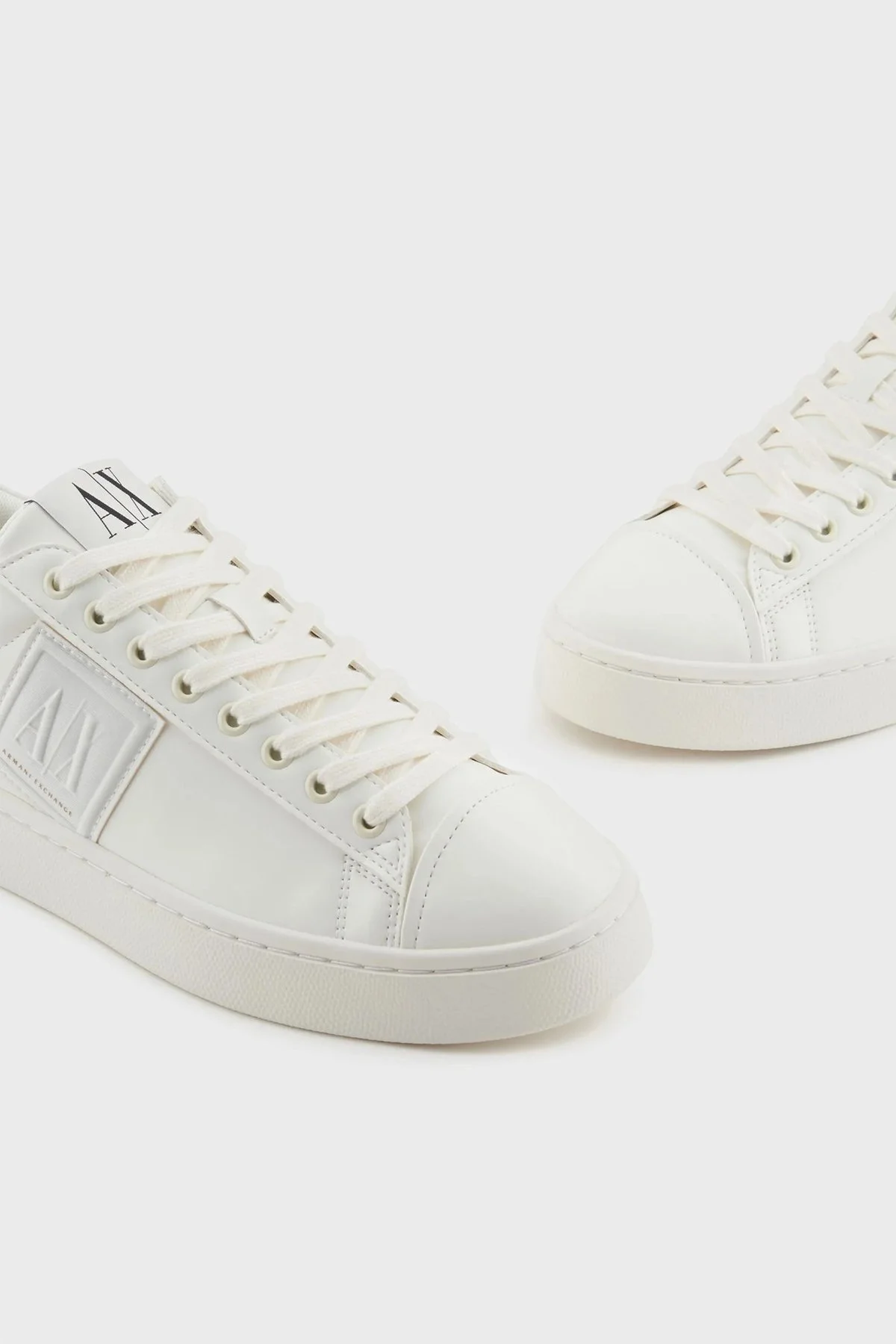 Armani Exchage Logolu Sneaker Erkek Ayakkabı XUX252 XV805 M801 EKRU - 4