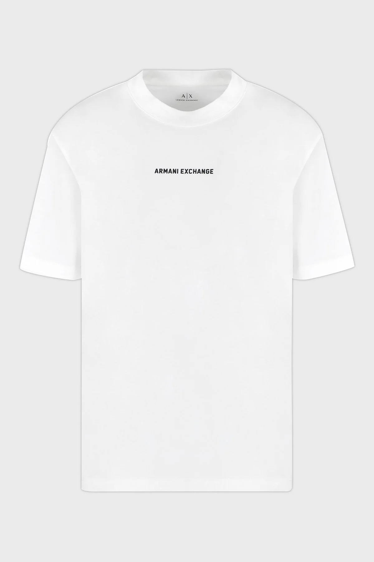 Armani Exchage Ön ve Arka Logo Baskılı Pamuklu Regular Fit Erkek T Shirt XM000588 AF12308 U0009 BEYAZ - 10