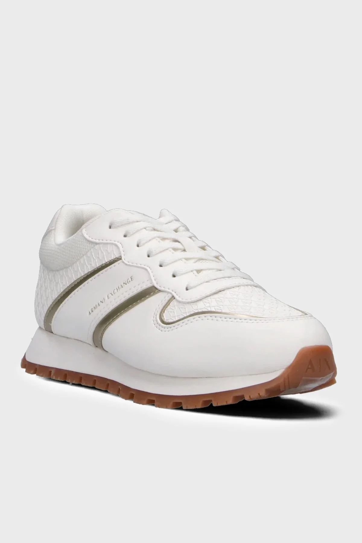 Armani Exchang Logolu Sneaker Kadın Ayakkabı XW002795 AF23061 MZ128 BEYAZ - 2