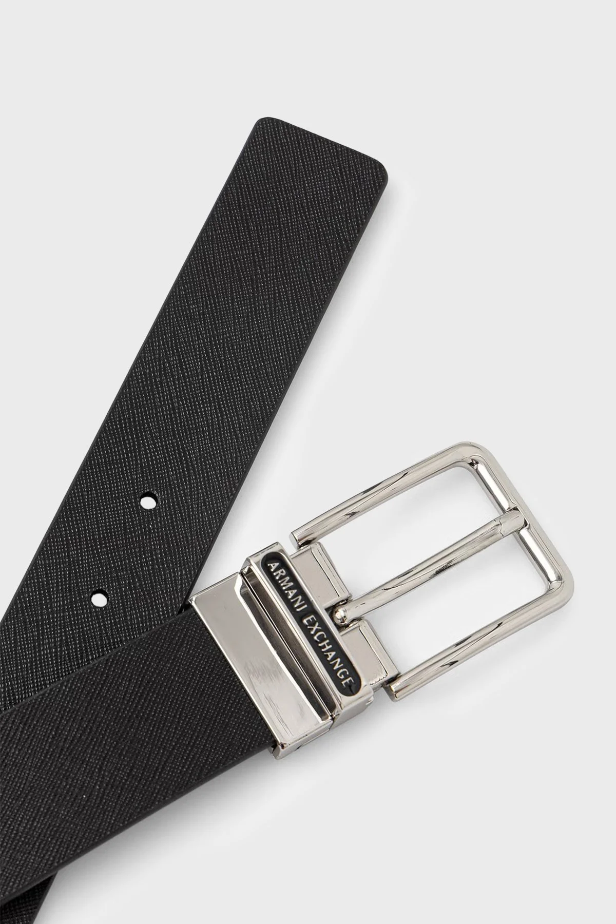 Armani Exchange % 100 Deri Logolu Erkek Kemer XM002660 AF22850 MC105 SİYAH - 2