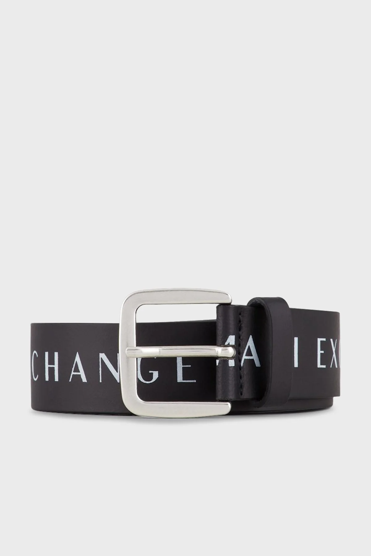 Armani Exchange % 100 Hakiki Deri Bayan Kemer 951185 CC529 07321 SİYAH-BEYAZ - 1
