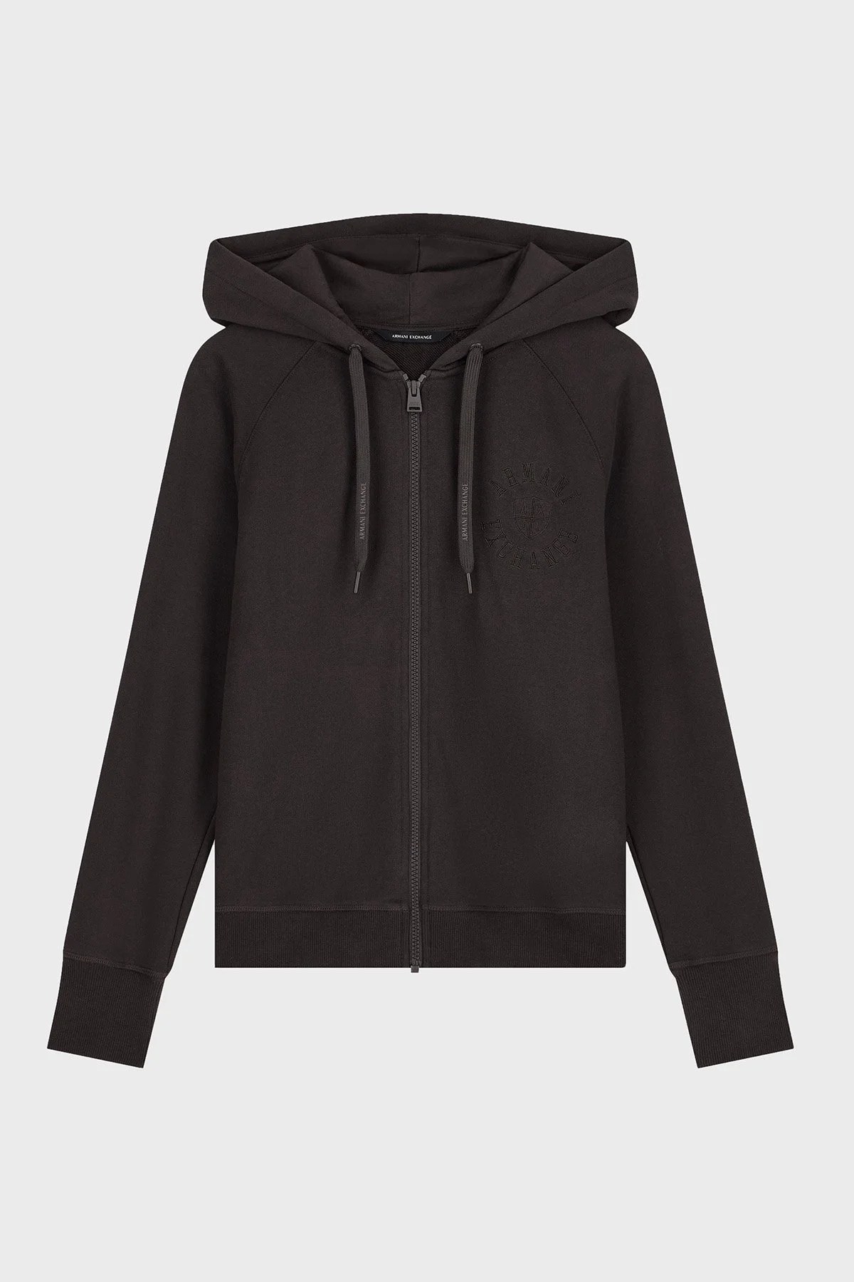 Armani Exchange %100 Pamuk Kapüşonlu Kadın Sweat XW002399 AF25527 U6032 Kahve - 5